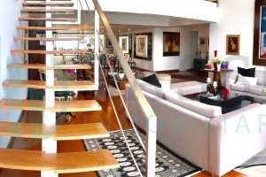 flat, cerros de camacho, piso 11, frente al golf, 4 dormitorios, 4 baños incorporados, ascensor directo, 6 cocheras, 2 depositos, estar, jacuzzi,  tina, estar, escritorio, terraza, balcon, areas comunes